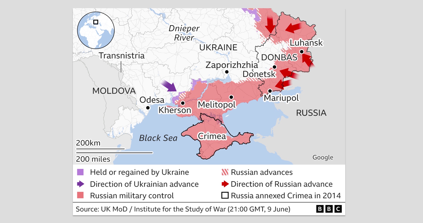 Špeciálna vojenská operácia na Ukrajine naďalej geopoliticky mení mapu  regiónu. Cherson a väčšinu Záporožských regiónov už nekontroluje Kyjev, ale  sú pod operačnou kontrolou Ruskej federácie