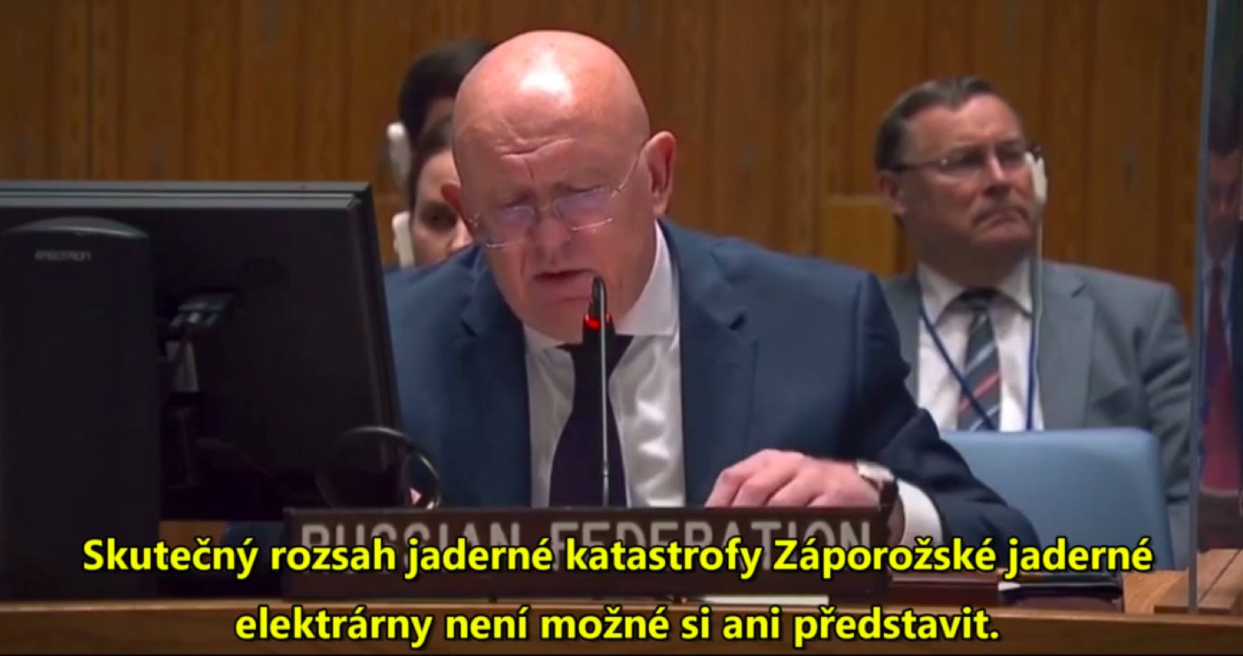 VIDEO: Ruský velvyslanec v OSN varoval před jadernou katastrofou v Evropě v důsledku pokračujícího ostřelování Záporožské jaderné elektrárny ukrajinskou armádou! Dělostřelecké granáty dopadly do skladu vyhořelého jaderného paliva! 
