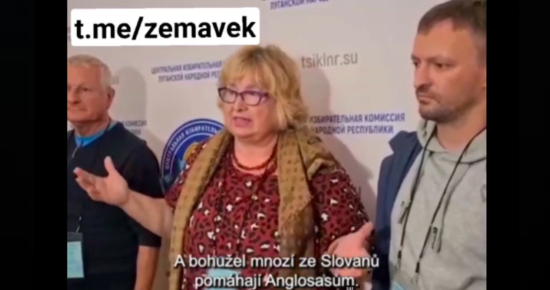 VIDEO: Slovenská pozorovateľka označila prebiehajúce referendum v Luhansku za historickú udalosť, ktorá je dobrým príkladom pre Slovanov, že majú držať spolu