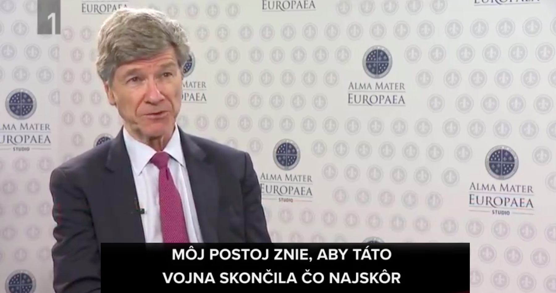 VIDEO: Profesor Jeffrey Sachs opäť prehovoril ako „mierový štváč“: Vojna na Ukrajine by prostredníctvom rokovaní mala skončiť čo najskôr. Snaha americkej vlády poraziť Putina je chybná a nerealistická. Ako chcete poraziť krajinu, ktorá disponuje počtom 1600 jadrových zbraní? USA ani EÚ nad tým nepremýšľa a hovoria len o porážke Ruska. Som sklamaný zo súčasných európskych lídrov. Táto vojna nie je o Ukrajine!