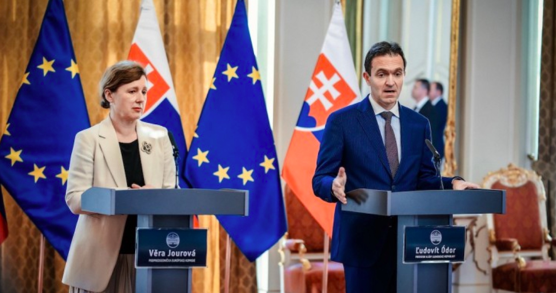 Ódor po stretnutí s hlavnou bruselskou cenzorkou Jourovou oznámil plán boja proti hoaxom