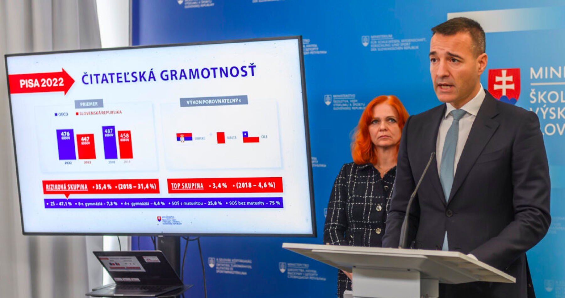 VIDEO: Školstvu na Slovensku kvôli epidémii hlúposti bliká červená. Slovenskí žiaci v medzinárodnom testovaní PISA dopadli katastrofálne. Takmer tretina žiakov v rizikovej skupine nemá základné čitateľské zručnosti. Za národnou tragédiou je niekoľko príčin 