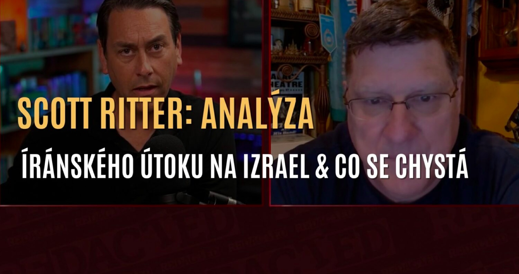 VIDEO: Bývalý zbrojný inšpektor OSN Scott Ritter analyzuje odvetný útok Iránu na Izrael: „Irán vypálil rakety, ktoré prerazili nejsofistikovanejší systém protivzdušnej obrany na svete“