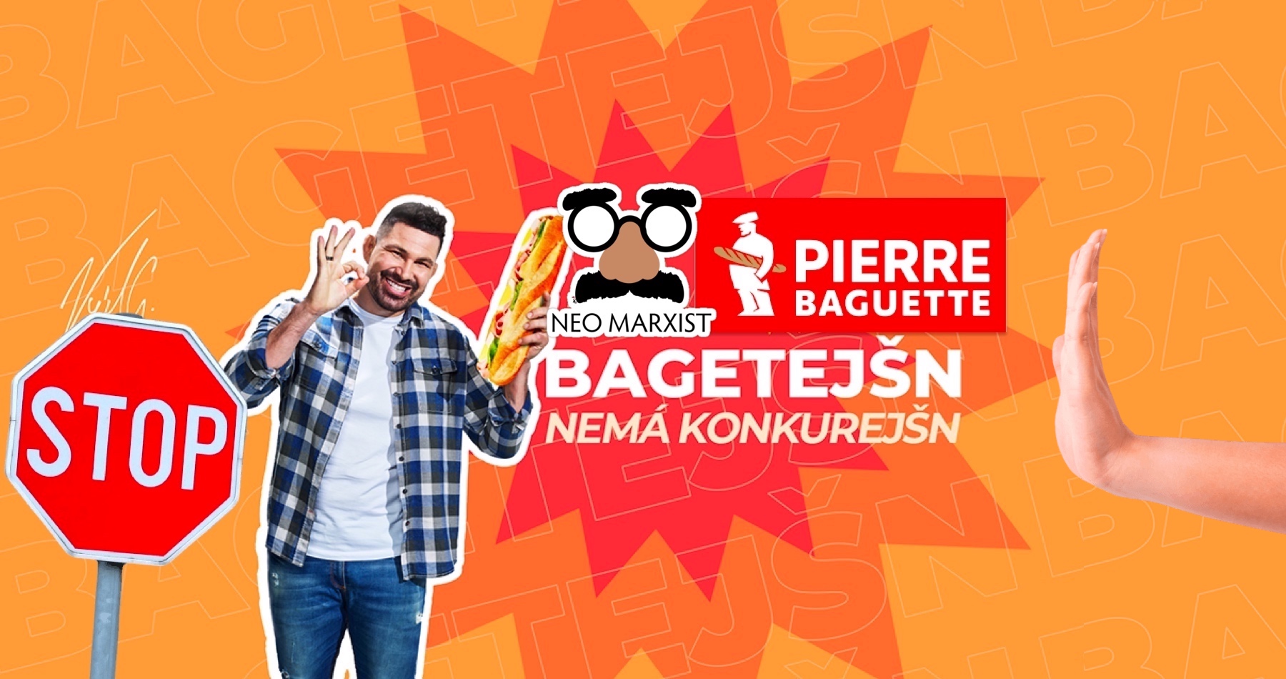 Bagetáreň Pierre Baguette sa prejavila ako ďalšia fanatická progresivisticko-liberálna bunka prenasledujúca iné názory a ťahajúca do podnikania politiku. S Attilom Véghom už nebude spolupracovať, lebo slobodne vyjadril svoj názor na Korčoka. Slováci vyznávajúci hodnoty slobody a demokracie môžu na tieto totalitné umlčiavacie praktiky odpovedať bojkotom a zamestnanci pekárne výpoveďou. Športovci, umelci a ďalší Slováci prenasledovaní za svoj názor môžu pred eurovoľbami zdieľať svoje skúsenosti a otvoriť oči ďalším občanom, aby sa totalita už viac nevrátila