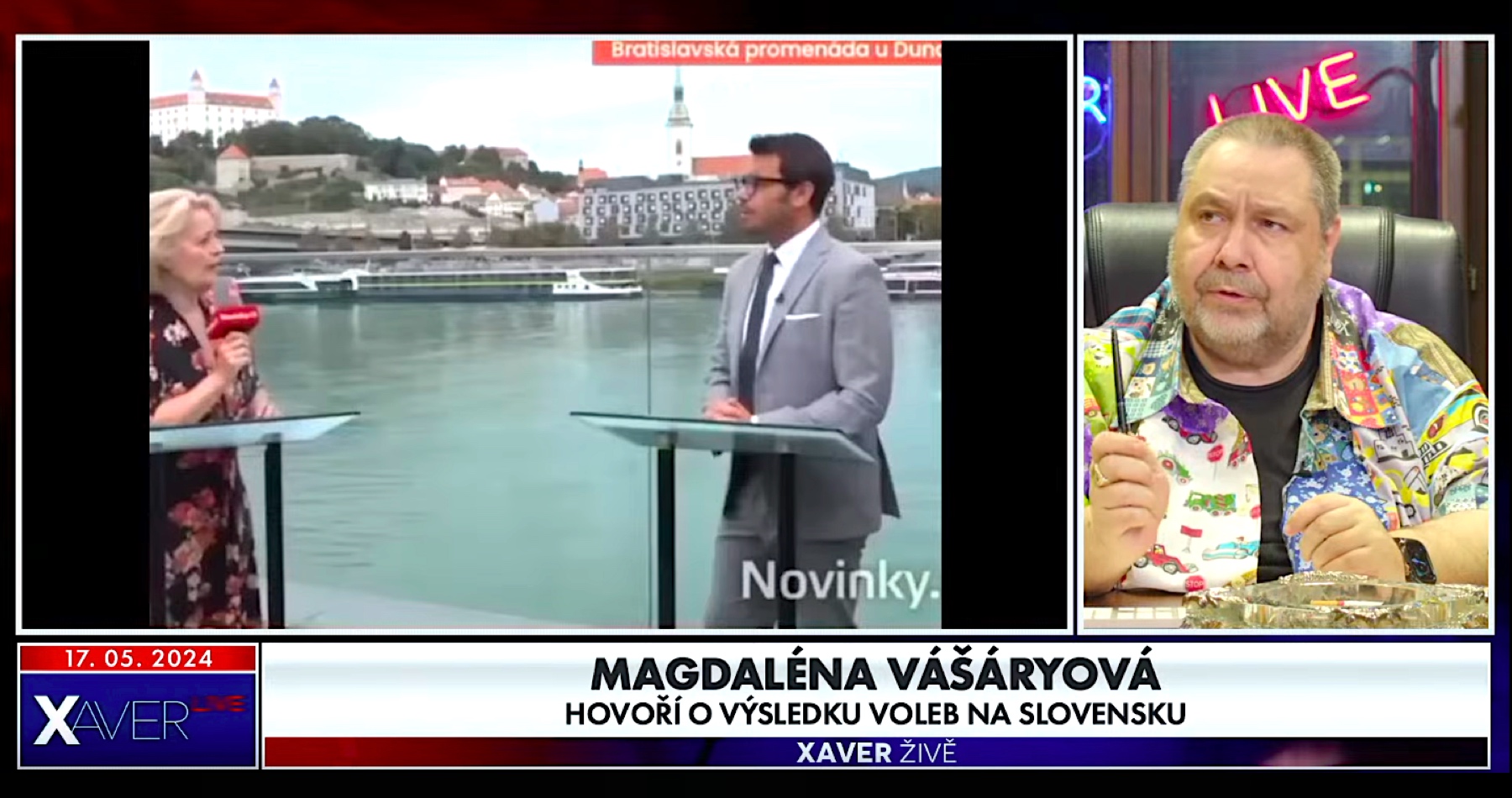 VIDEO: Český novinár a moderátor Luboš Xaver Veselý pripomenul, ako progresívna radikálna aktivistka Magda Vášáryová okamžite po Ficovom víťazstve v parlamentných voľbách cielene hecovala spoločnosť a podnecovala nenávisť nielen voči Ficovi, ale aj voči obrovskej časti slovenských voličov, keď ich označila za antisystémových voličov a spodinu nášho národa. „Milá zlatá Vášáryová, ty spodino, já Ti ze srdce přeju, aby Ti mráz roztrhnul prdel!,“ reagoval na jej nehorázne slová