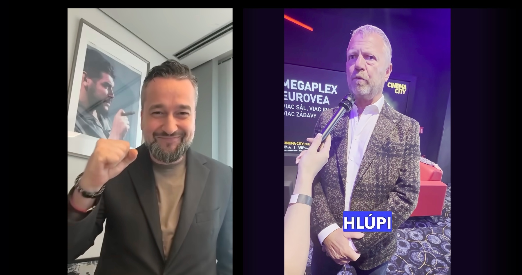 VIDEO: Na Slovensku aj v USA vládnu podľa Maroša Kramára hlúpi ľudia a v našej krajine aj bývalí komunisti. „Veď vy ste môj súdruh,“ vyhlásil europoslanec Ľuboš Blaha a pripomenul mu, ako divadelník voľakedy zapálene rečnil na zjazde Socialistického zväzu mládeže 