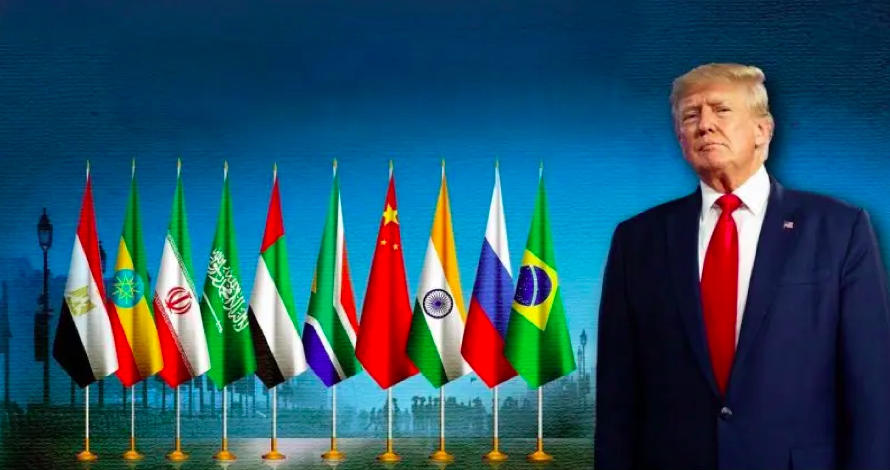 Donald Trump sa desí významu skupiny BRICS, ktorá je systémovou alternatívou na planéte a pre dominanciu USA predstavuje strategickú hrozbu