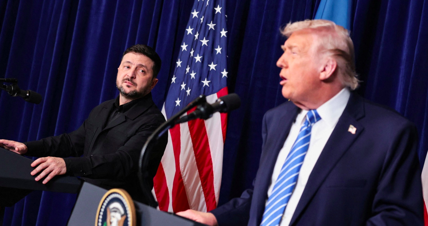 VIDEO: „Dosiahli sme veľký pokrok v ukončení tejto vojny a uberáme sa správnym smerom,“ vyhlásil prezident USA Donald Trump po rokovaní s Volodymyrom Zelenským na Floride a ukrajinskému prezidentovi odporučil uzavrieť  mierovú dohodu s Ruskom, skôr než ruská armáda obsadí ešte väčšie územie Ukrajiny. Poskokov Deep state obvinil zo snahy podkopať uzavretie mierovej dohody s Ruskom