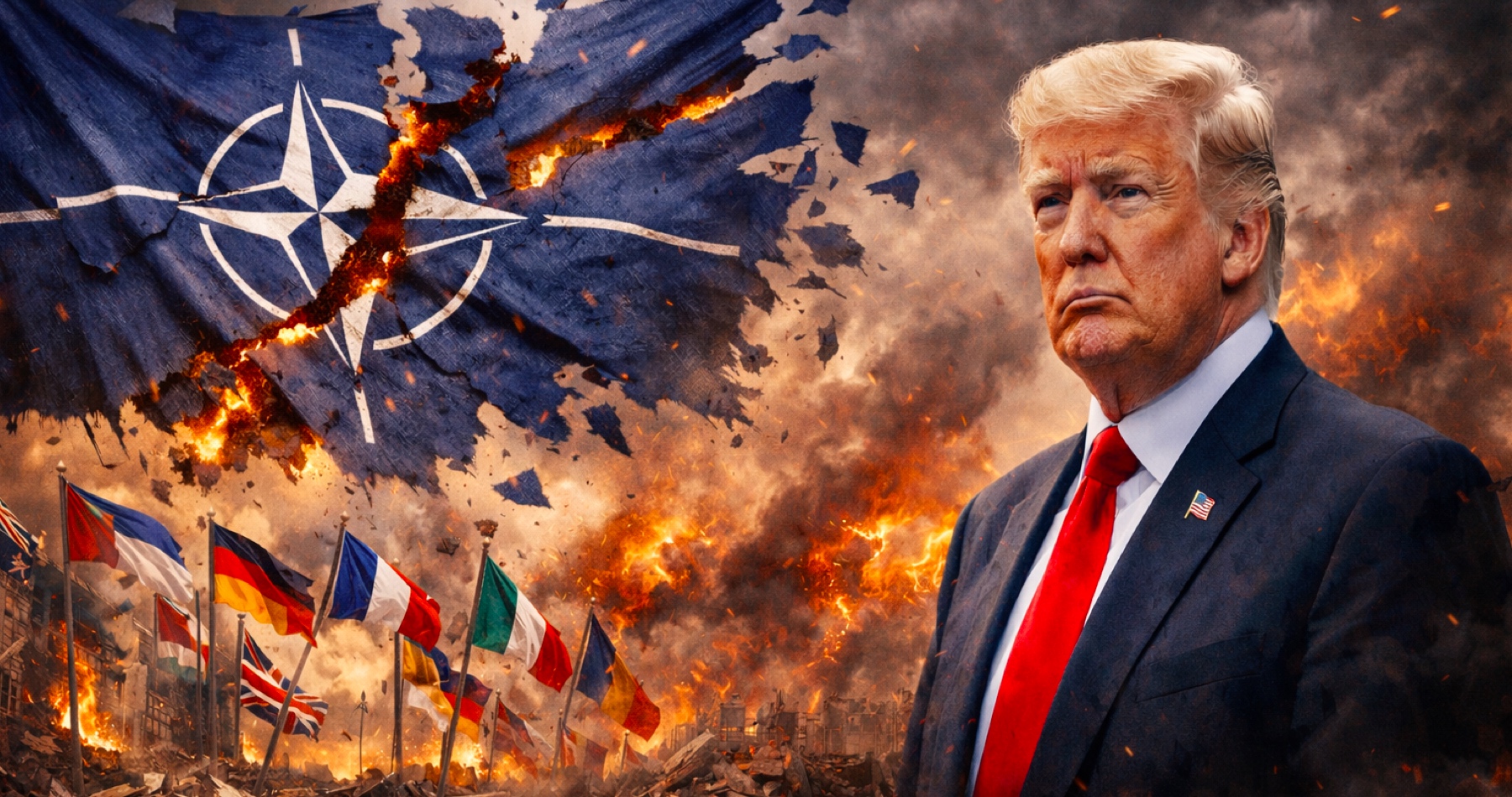 Donald Trump zvažuje vystúpenie USA z NATO po tom, čo sa jeho členské štáty nepridali k vojenskému ťaženiu proti Iránu. Severoatlantickú alianciu označil za papierového tigra. Európske štáty neveria, že by k tomu došlo