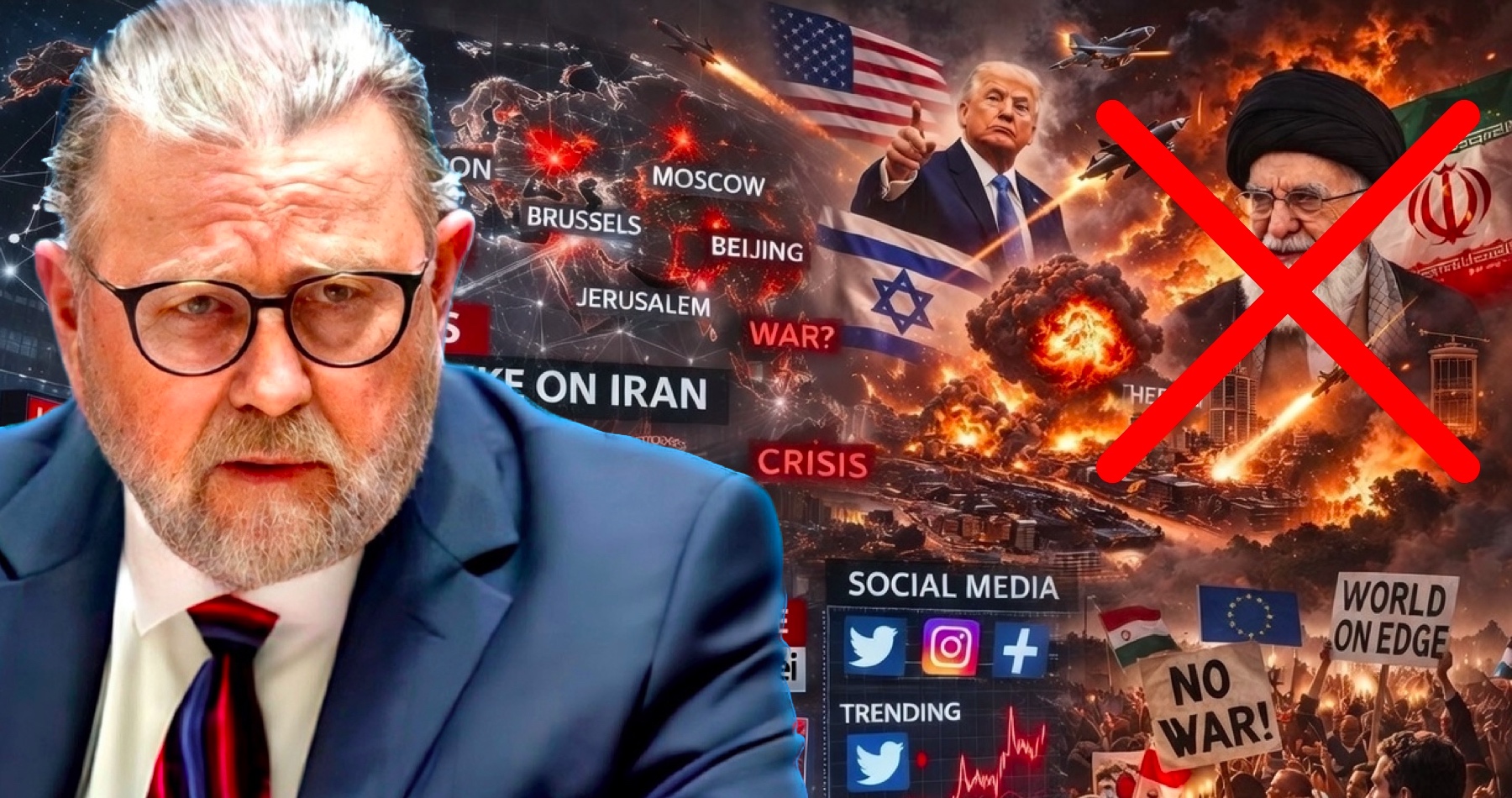 VIDEO: Bývalý analytik CIA Larry Johnson o strategickej chybe USA v rozpútaní vojny proti Iránu, o americkej prehre a zúfalej snahe Donalda Trumpa vykresliť ju ako výhru, o neochote potrestať páchateľov zločinov spojených s Jeffreym Epsteinom, samovražednosti možnej americkej pozemnej invázie, o brutálnych odvetných útokoch iránskej armády na izraelské a americké ciele, ale aj o negatívnych ekonomických a energetických dopadoch uzavretia Hormuzského prielivu, ktoré môžu vyústiť do celosvetového nedostatku potravín 