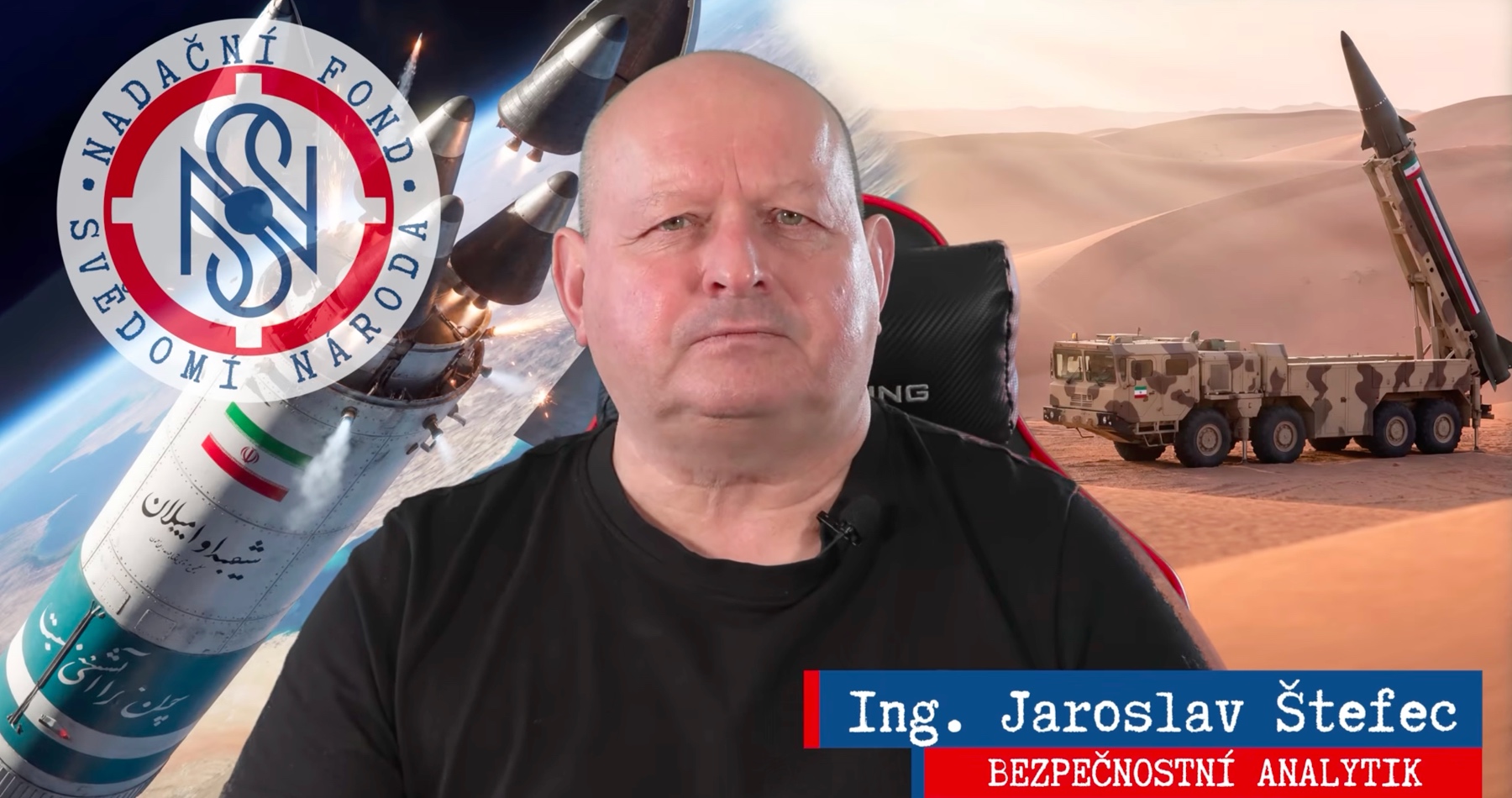 VIDEO: „Írán nelze porazit. Na válku, kterou proti němu rozpoutaly USA a Izrael, se připravuje několik desetiletí,“ konštatuje v rozhovore český vojenský a bezpečnostný analytik plk. Jaroslav Štefec 