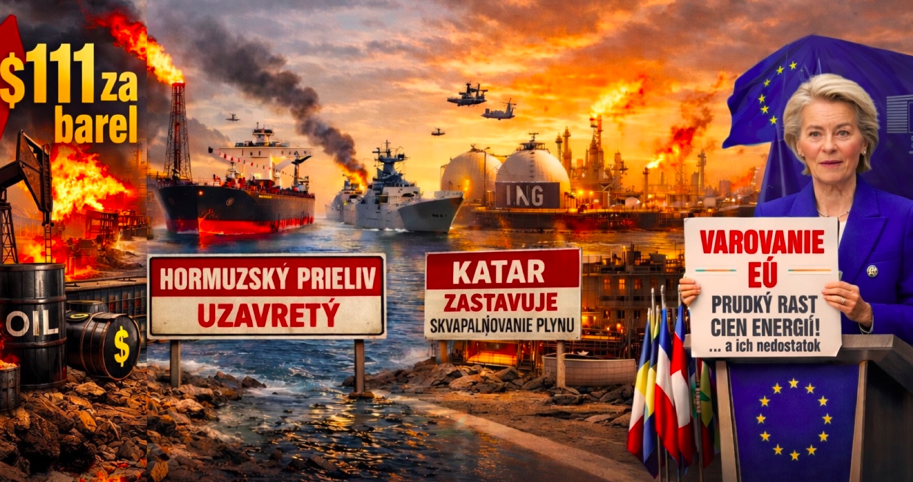 Svet čelí najväčšej globálnej energetickej kríze v histórii a EÚ nevie ponúknuť žiadne skutočné riešenia súčasnej energetickej krízy. „Posledné zásielky z Hormuzského prielivu dorazia do EÚ 11. apríla. Pripútajte sa, pretože Ursula a Kaja sa tomu budú reálne venovať až 13. apríla. Zásoby pohonných hmôt sa minú okolo 20. apríla,“ varuje Kirill Dmitrijev