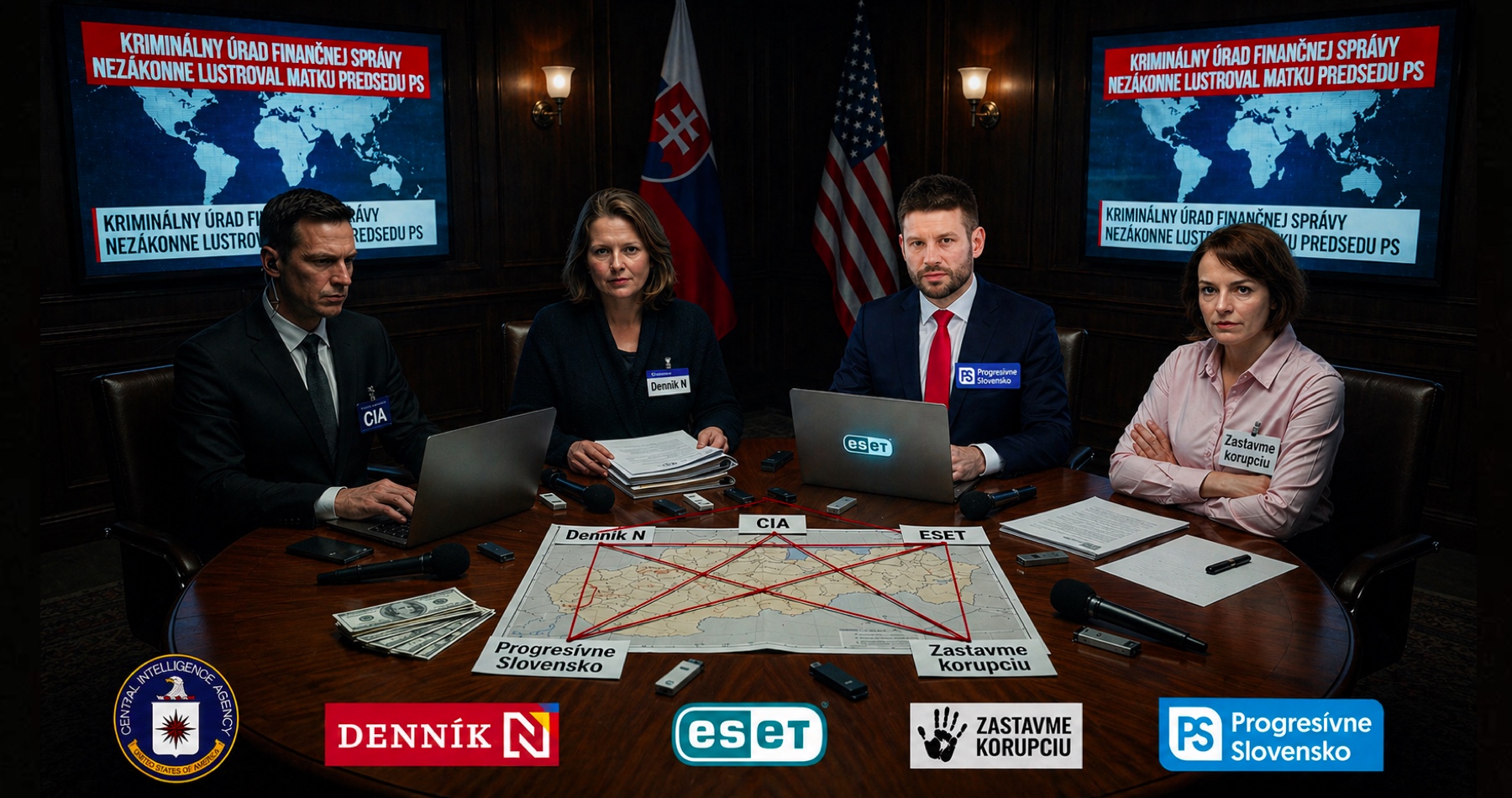 VIDEO: CIA, ESET, Denník N, mimovládna organizácia Zastavme korupciu a Progresívne Slovensko a odhalenie šokujúceho mena nového oligarchu v PS a ešte šokujúcejšieho mena jeho kamaráta