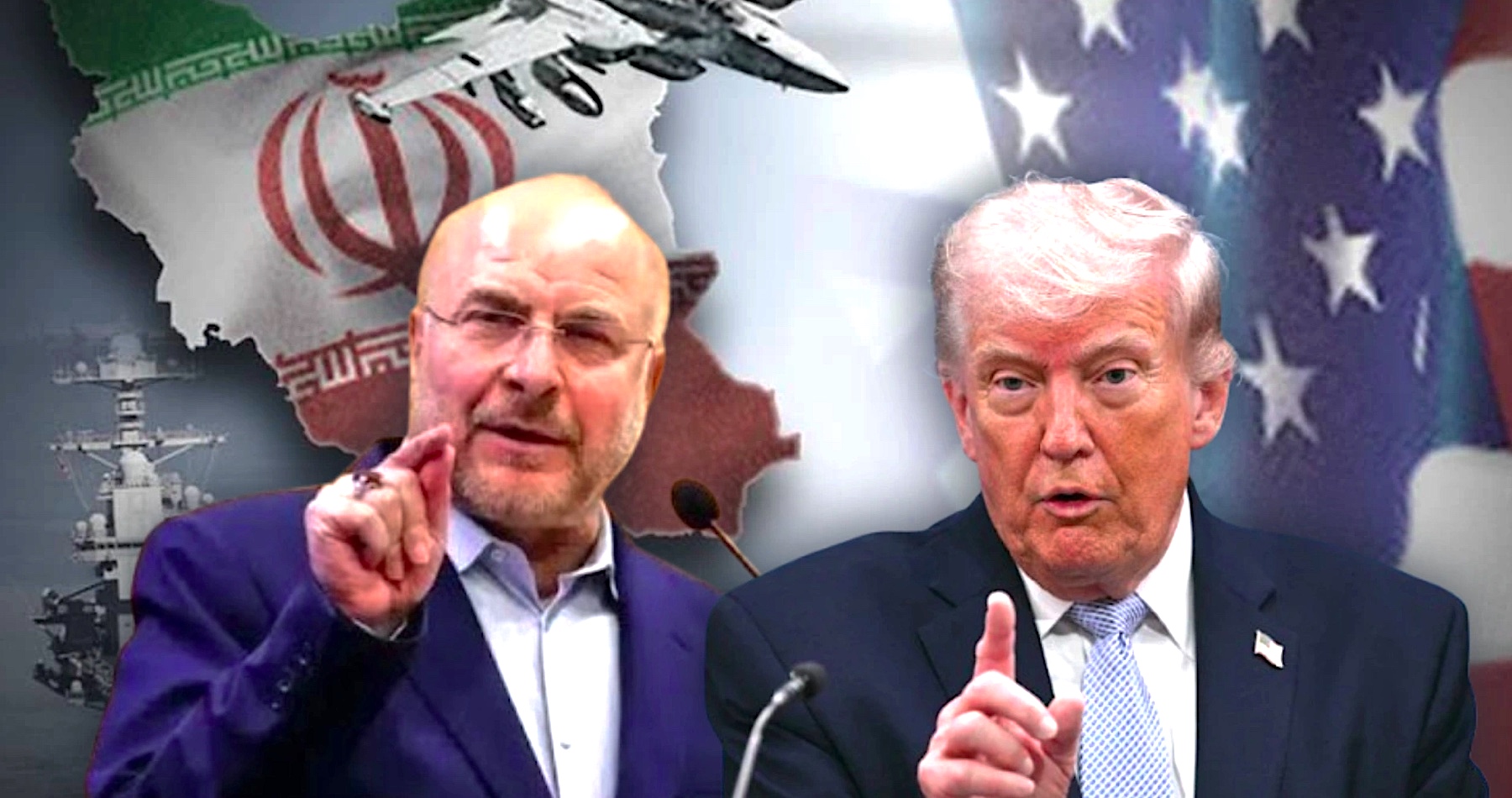 Hormuzský prieliv bude bez americkej prítomnosti a zasahovanie, tvrdí predseda iránskeho parlamentu Mohammad Báker Kálíbáf 