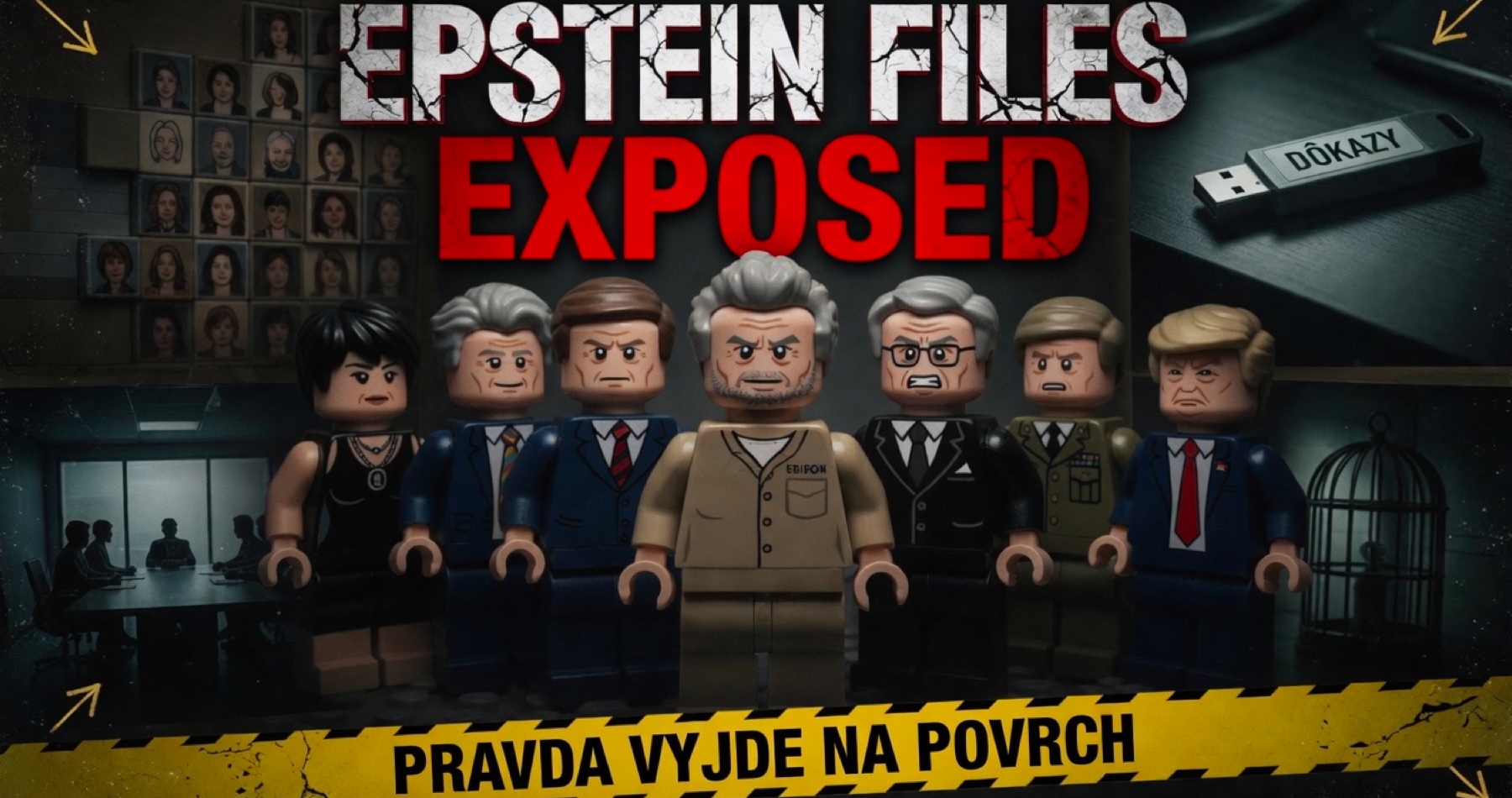 VIDEO: Epsteinove spisy a „Ostrov zabudnutých snov“ (LEGO animácia)