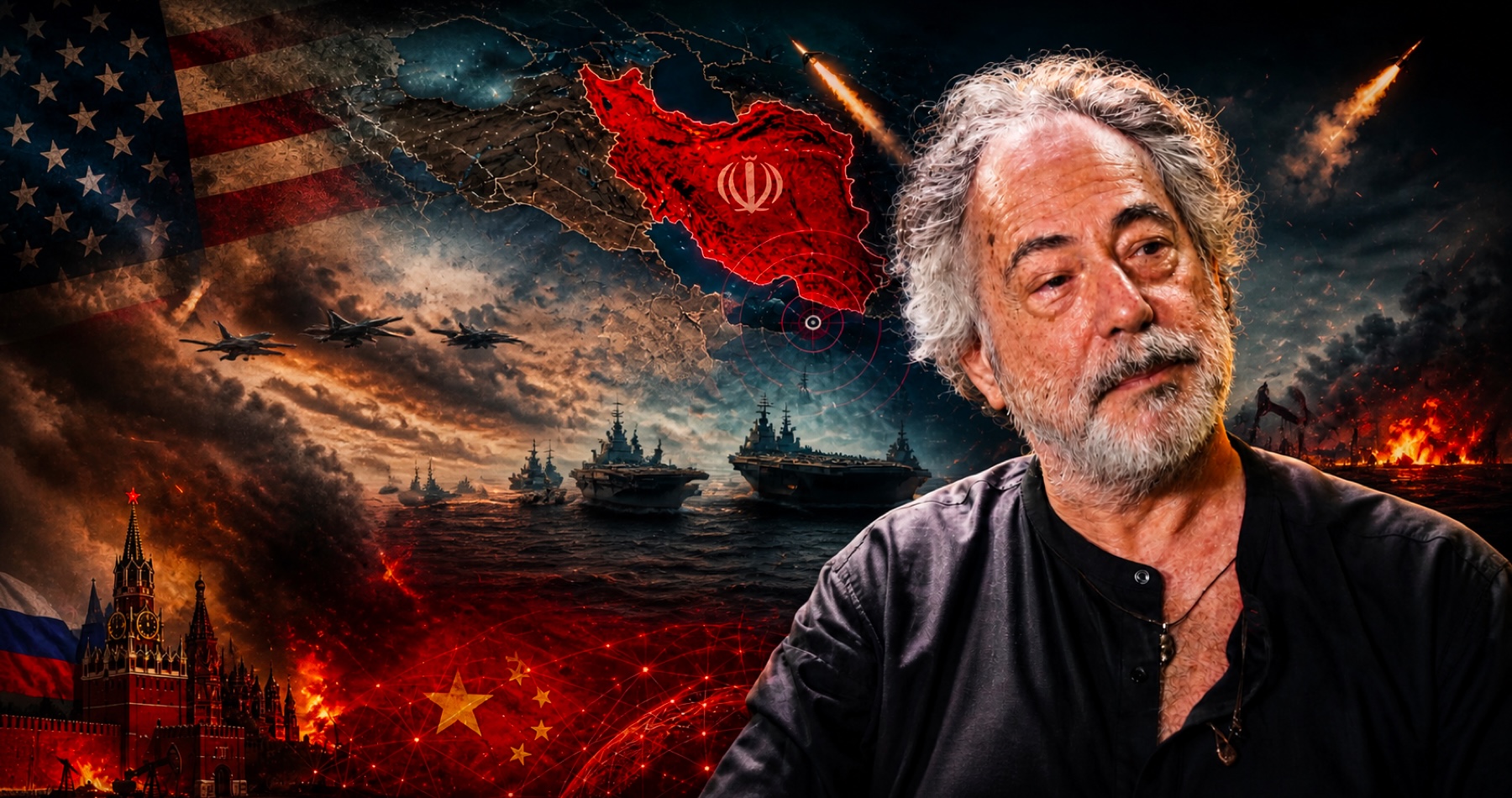 VIDEO: Pepe Escobar o izraelsko-americkej vojne proti Iránu, situácii v Hormuzskom prielive, ktorý je hlavnou obchodnou a energetickou trasou, o americkej námornej blokáde Iránu, úlohe Ruska a Číny, budúcnosti multipolárneho sveta, konci petrodolára a premene svetového finančného systému
