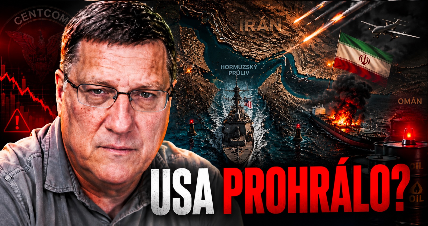 VIDEO: „USA prišli o kontrolu nad Hormuzským prielivom,“ vyhlásil bývalý zbrojný inšpektor OSN Scott Ritter v rozhovore o aktuálnom vývoji na Blízkom východe, situácii v Hormuzskom prielive, vojenskej stratégii Iránu a USA, ale aj o zlyhaní americkej vojenskej operácie Projekt Sloboda, ktorá mala umožniť obchodným lodiam bezpečne opustiť Perzský záliv. Zároveň varuje pred dopadmi na globálne energetické trhy, obchod s ropou, letectvo, dopravu, ceny pohonných hmôt a celú americkú aj európsku ekonomiku
