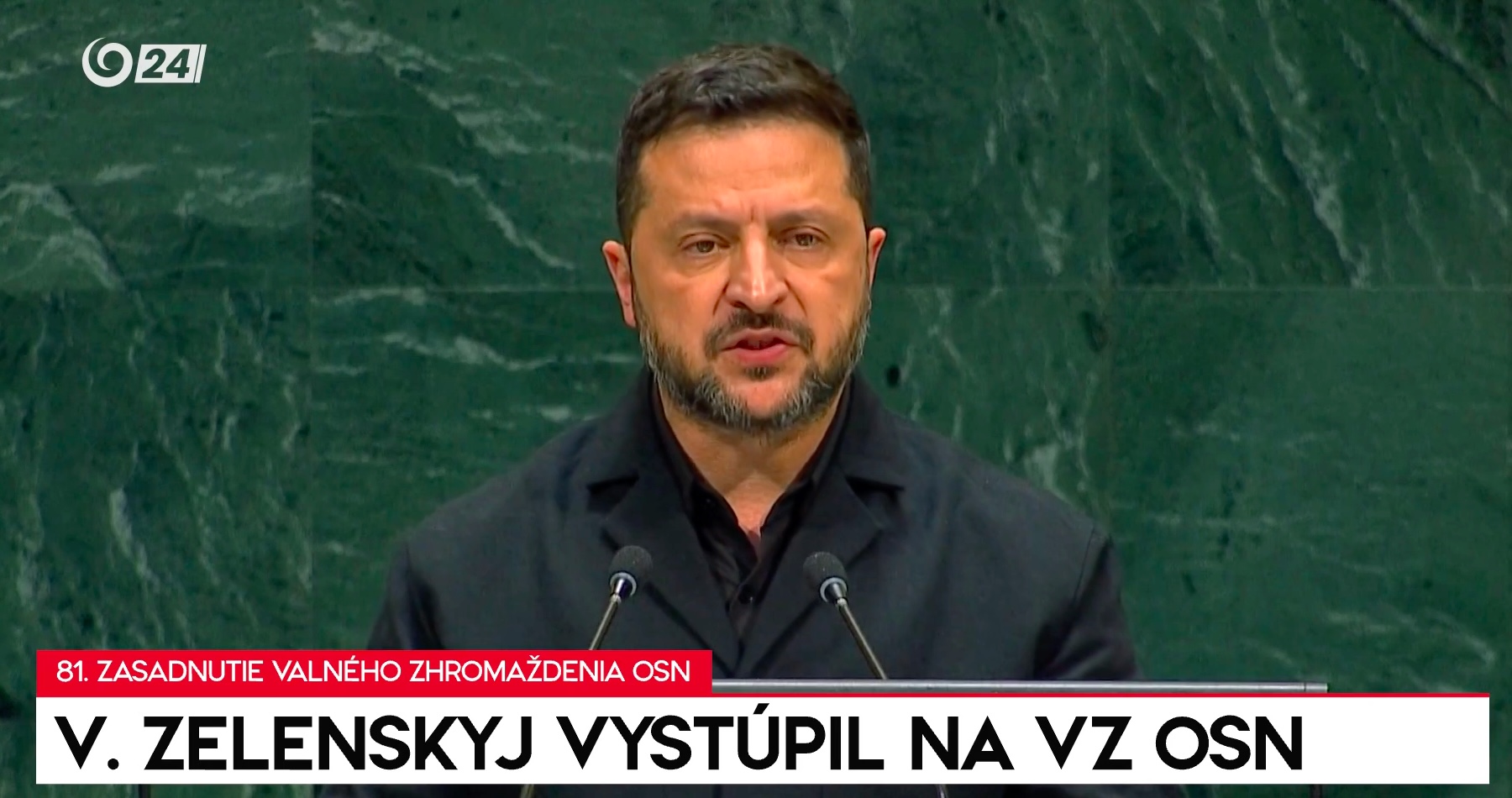 VIDEO: „Putin je pacient nula, od ktorého sa vojna neustále šíri ďalej,“ povedal vo svojom prejave v OSN Volodymyr Zelenskyj